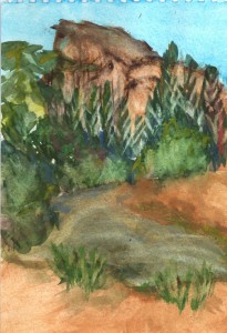 Yosemite Watercolor